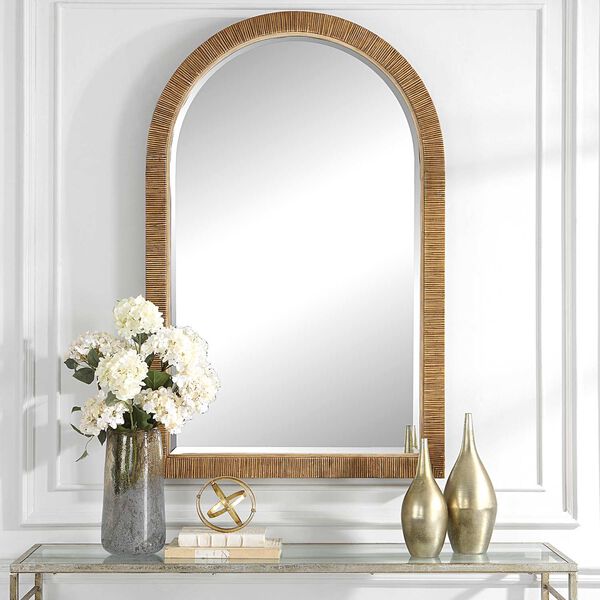 Cape Natural 32 x 52-Inch Arch Wall Mirror, image 3