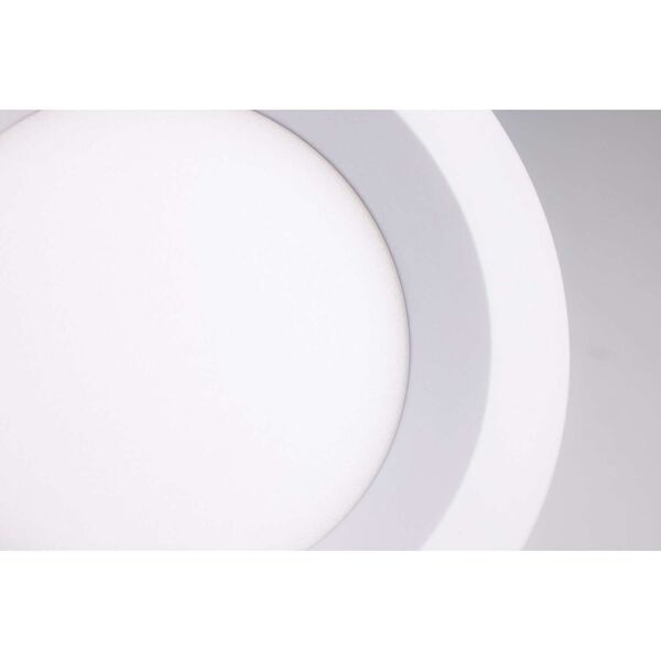 Starfish White Six-Inch Integrated LED Round Regress Baffle Downlight, image 5