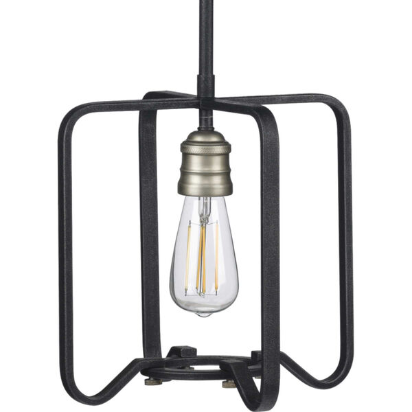 P500155-071 Foster Gilded Iron 11-Inch One-Light Pendant, image 6