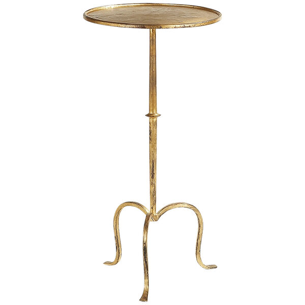 Hand-Forged Martini Table in Gilded Iron by Studio VC, image 1