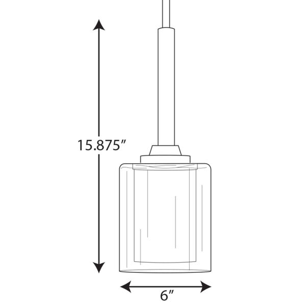 Kene Graphite Six-Inch One-Light Mini Pendant, image 3