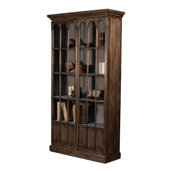 Brown Refined Arches Tall Bookcase, image 3