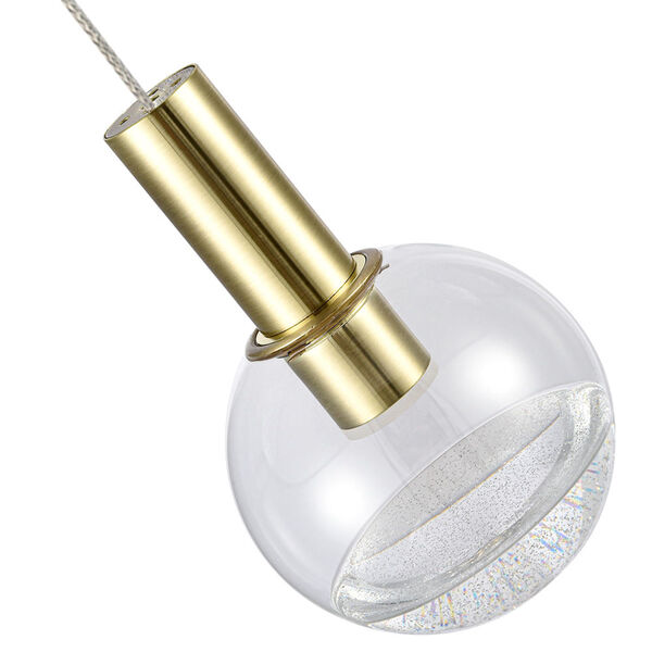 Sienna Polished Brass Integrated LED Chandelier, image 3