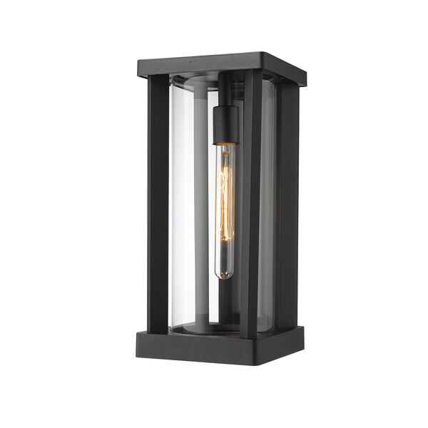 Glenwood Black 17-Inch One-Light Outdoor Wall Sconce, image 1