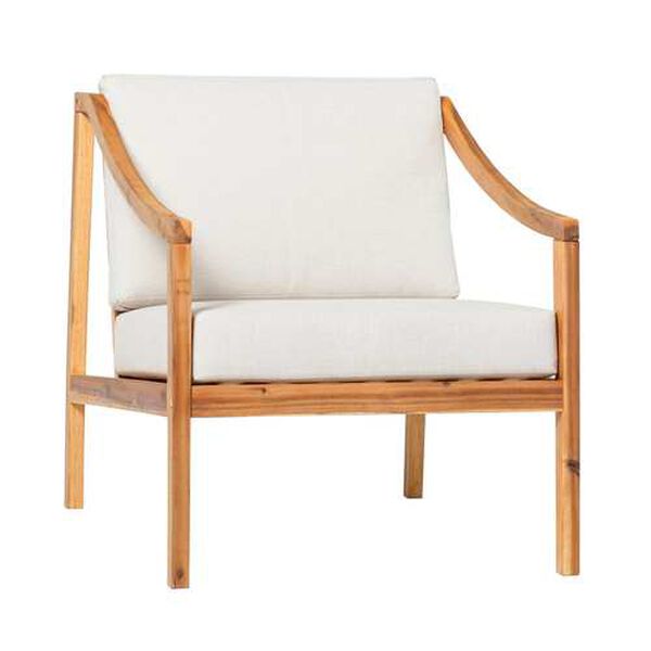Cologne Natural Outdoor Curved Arm Club Chair, image 5