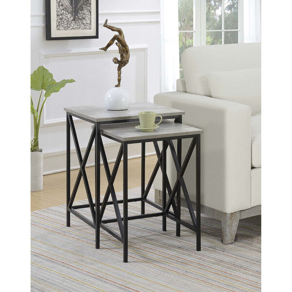 Tucson Faux Birch 18-Inch Nesting End Table, image 1