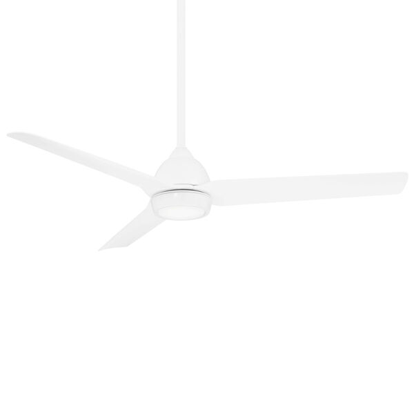 Mocha Matte White 54-Inch LED Ceiling Fan, image 1