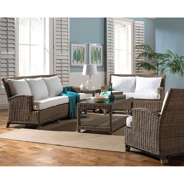 Exuma Champagne Five-Piece Living Set with Cushion, image 3