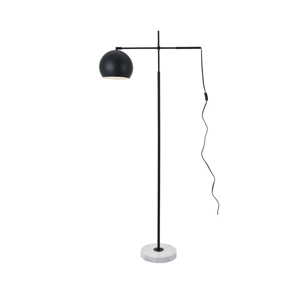Aperture Black and White 11-Inch One-Light Floor Lamp, image 6