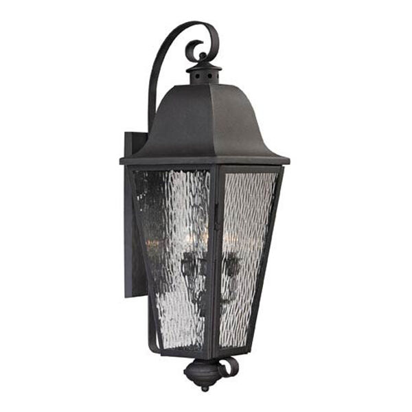 Evelyn Charcoal Four Light Outdoor Wall Sconce, image 1