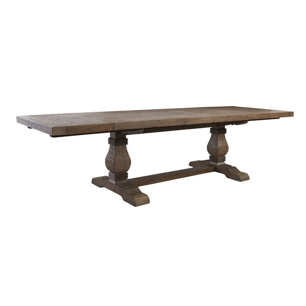 Quincy Desert Gray 114-Inch Extension Dining Table, image 3
