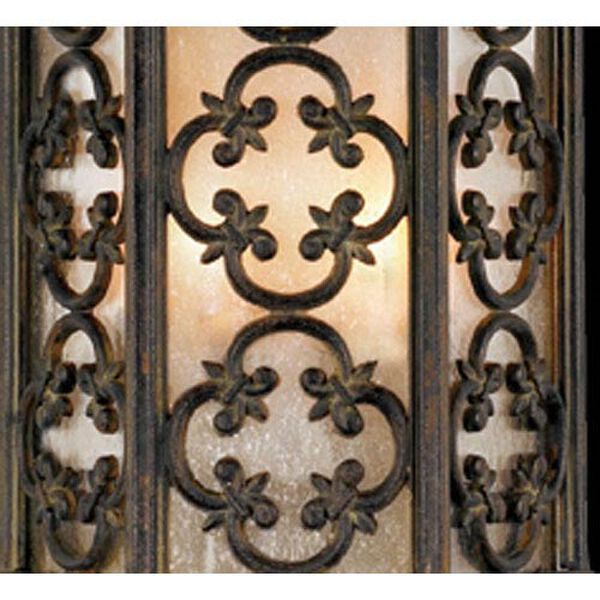Costa Del Sol Two-Light Outdoor Wall Mount in Wrought Iron Finish, image 3