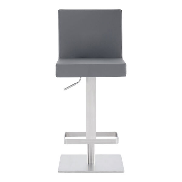 Legacy Gray and Stainless Steel 33-Inch Bar Stool, image 2