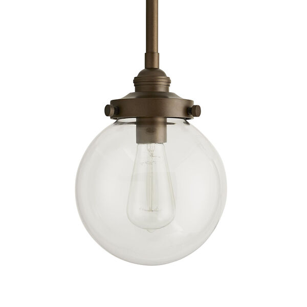 Reeves Brown One-Light Outdoor Pendant, image 1