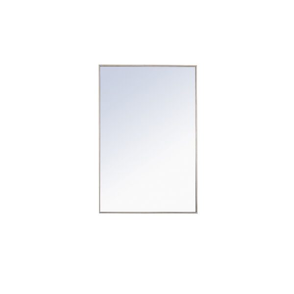 Eternity Silver 28-Inch Rectangular Mirror, image 1