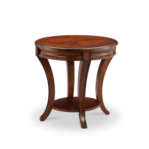 Aster Oval End Table in Cherry, image 2