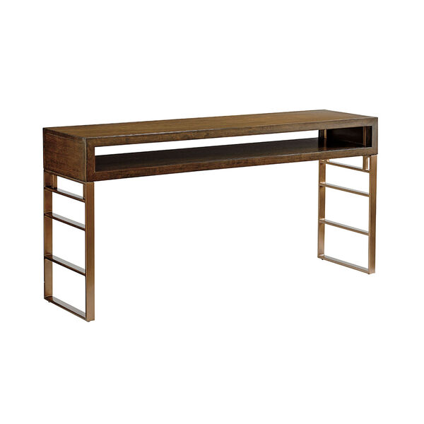 Cross Effect Mocha and Bronze Kinetic Office Console, image 1