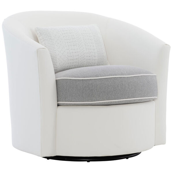 Exteriors Ivory Aventura Swivel Chair, image 2