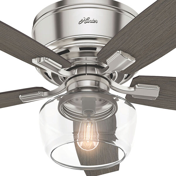 Bennett Brushed Nickel 52-Inch One-Light LED Ceiling Fan, image 2