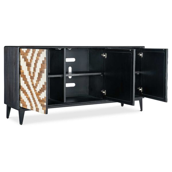 Commerce and Market Black Natural Entwined Credenza, image 3