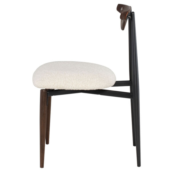 Vicuna Beige and Walnut Dining Chair, image 3