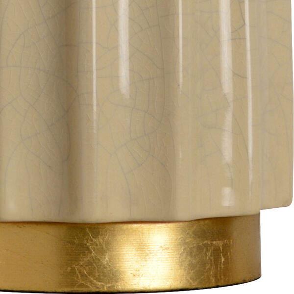 MarketPlace Camel Tan Crackle Glaze One-Light Table Lamp, image 2