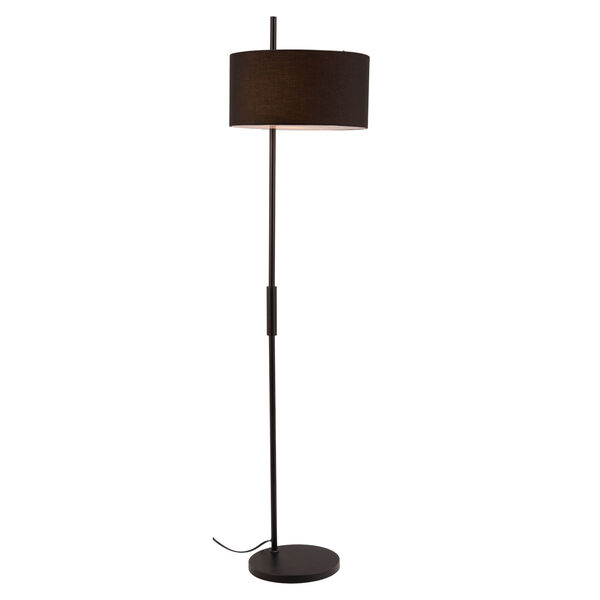 Lonte Black One-Light Floor Lamp, image 1