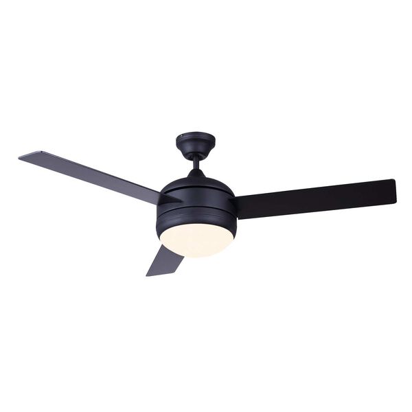 Calibre Matte Black LED Ceiling Fan, image 1