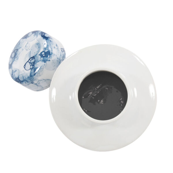 Blue and White Porcelain Tea Jar, Small, image 4