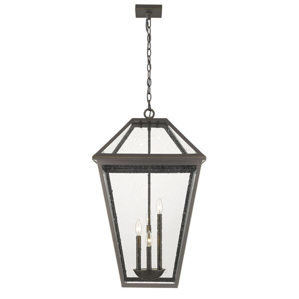 Talbot Oil Rubbed Bronze Four-Light Outdoor Pendant, image 2