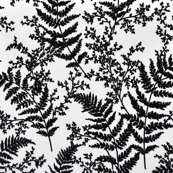 Forest Fern Black Wallpaper, image 1
