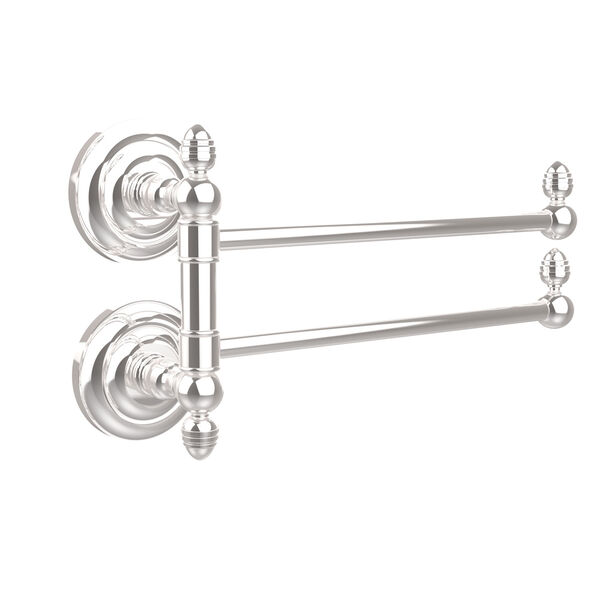 Que New Collection 2 Swing Arm Towel Rail, Polished Chrome, image 1