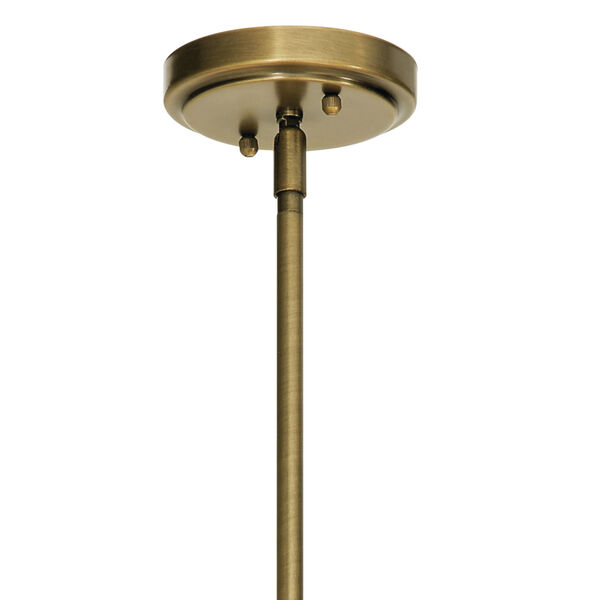 Everly Natural Brass Seven-Inch One-Light Mini Pendant, image 2