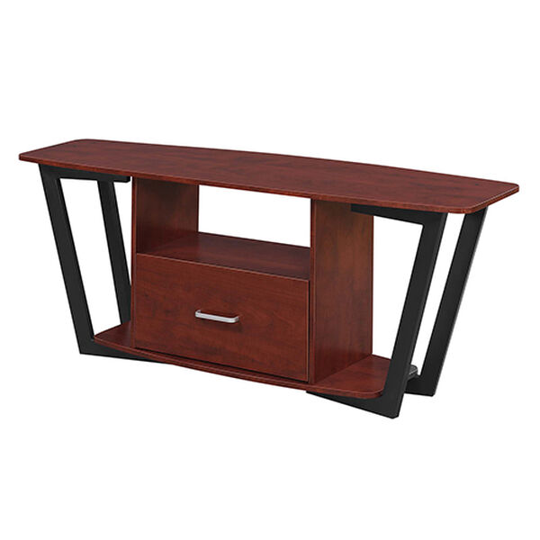 Graystone Cherry 60-Inch TV Stand with Black Frame, image 3
