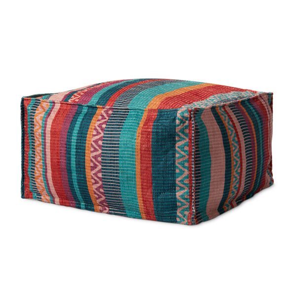 Fiesta 24-Inch x 24-Inch Polyester Pouf, image 1