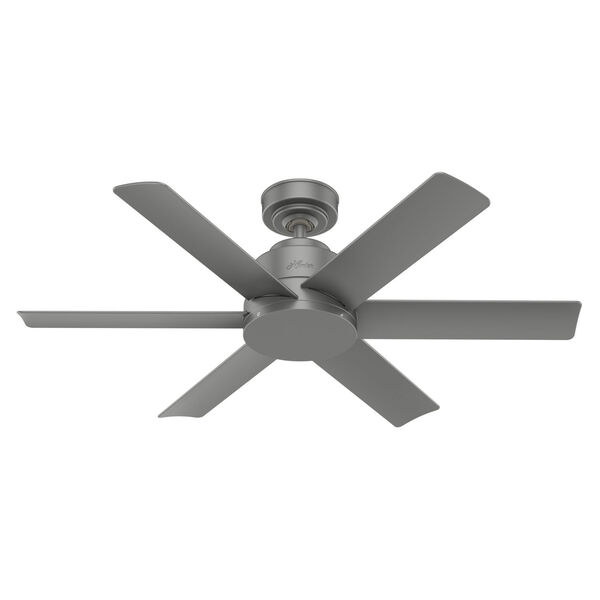 Kennicott Matte Silver 44-Inch Outdoor Ceiling Fan, image 1