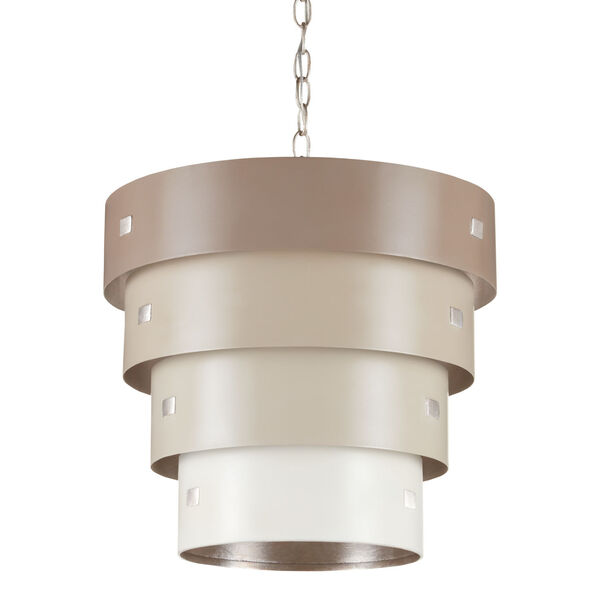 Graduation Taupe and Champagne One-Light Pendant, image 2