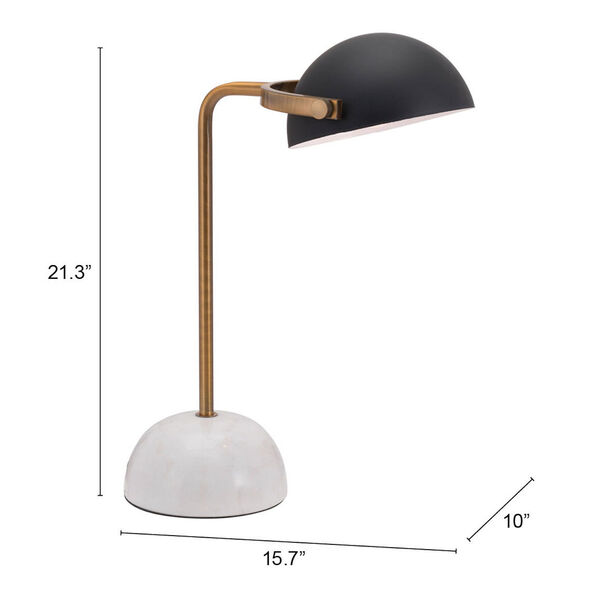 Irving Black LED Desk Lamp, image 6