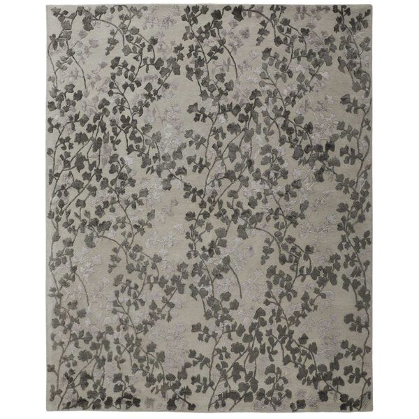 Bella Gray Silver Taupe Rectangular 5 Ft. x 8 Ft. Area Rug, image 1