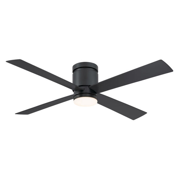 Kwartet Black 52-Inch LED Indoor Outdoor Ceiling Fan, image 1
