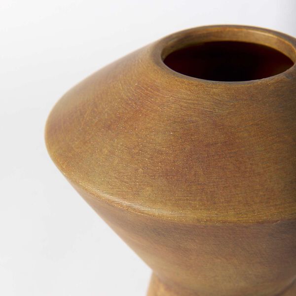 Esme Light Brown Ceramic Vase, image 5