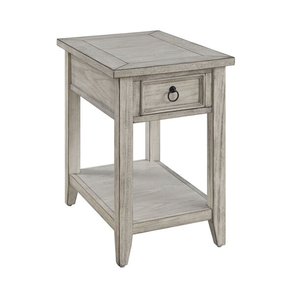 Summerville One Drawer Chairside Table in Cream, image 1