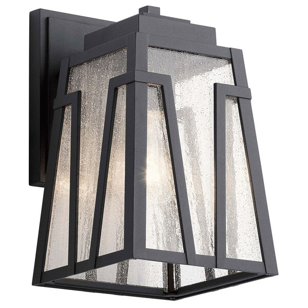 Koblenz Textured Black 10-Inch One-Light Outdoor Wall Sconce, image 1