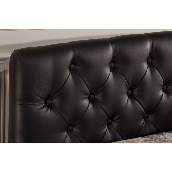 Hawthorne Black PU Faux Leather 79.5-Inch King Headboard, image 3