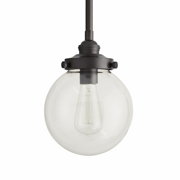 Reeves Gray One-Light Outdoor Pendant, image 1