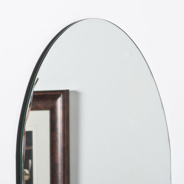 Rita Silver 24 x 40-Inch Arch Beveled Bathroom Mirror, image 4