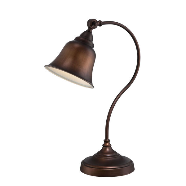 Gianna Antique Copper One-Light Desk Lamp, image 1