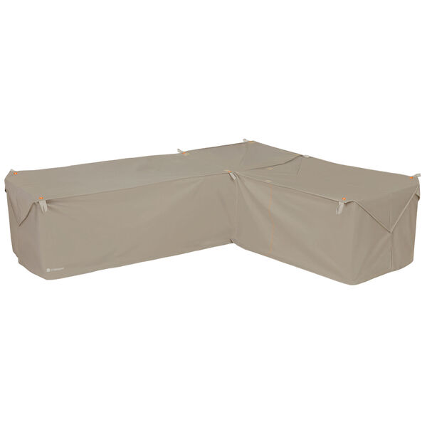 Poplar Goat Tan Patio Right Facing Sectional Lounge Set Cover, image 1