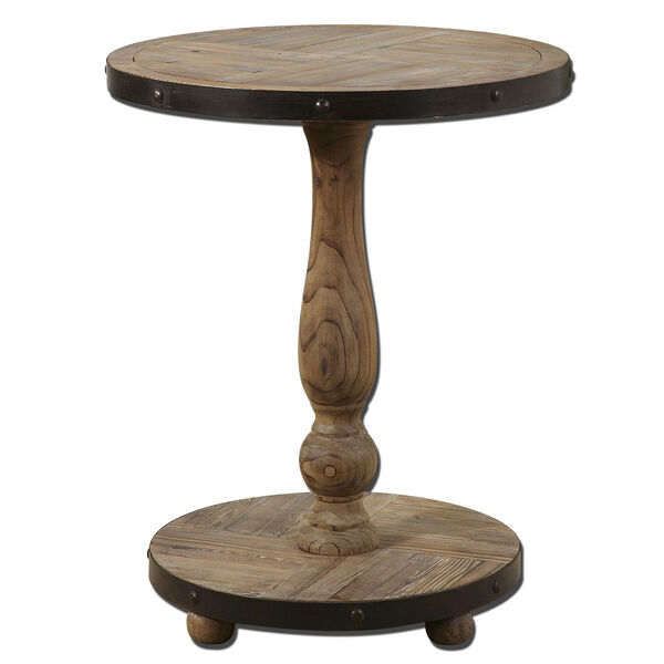 Kumberlin Fir Wood Round Table, image 1