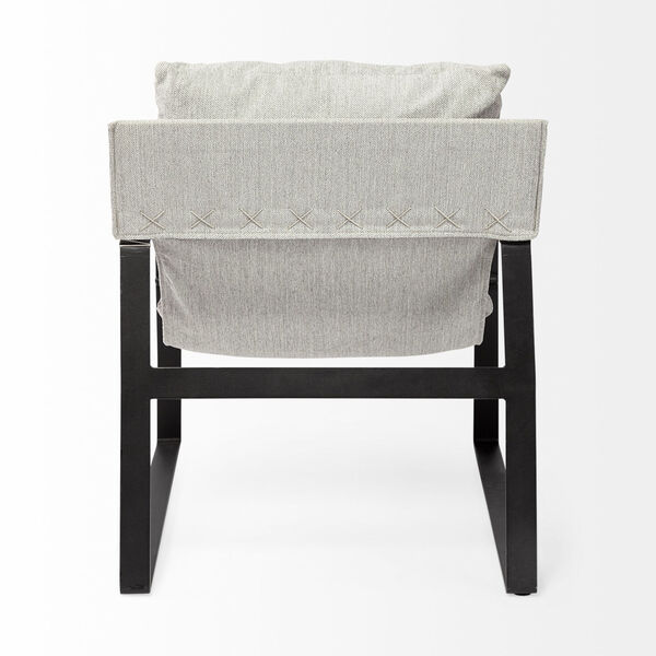 Guilia Frost Gray Sling Arm Chair, image 5